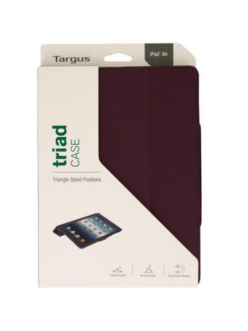 Targus iPad Air Black Cherry Triad Viewing Stand Case (Available in a pack of 5)