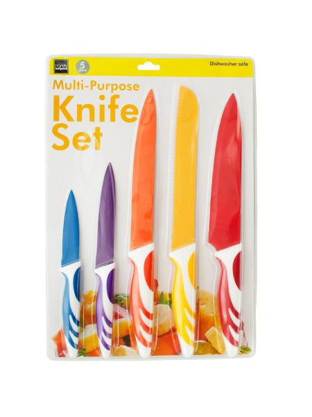 Colored Multi-Purpose Kitchen Knife Set (Available in a pack of 1)