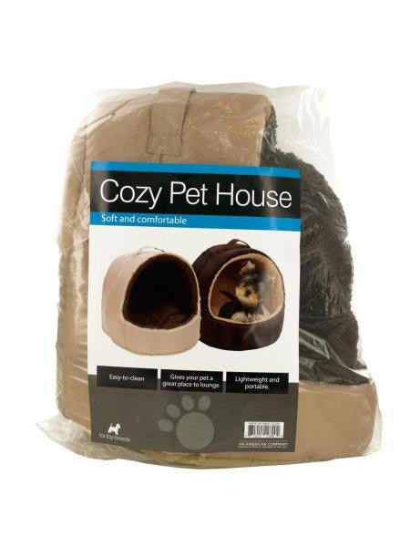 Cozy Portable Pet House with Carry Handle (Available in a pack of 1)