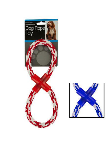 Woven Figure Eight Dog Rope Toy (Available in a pack of 4)