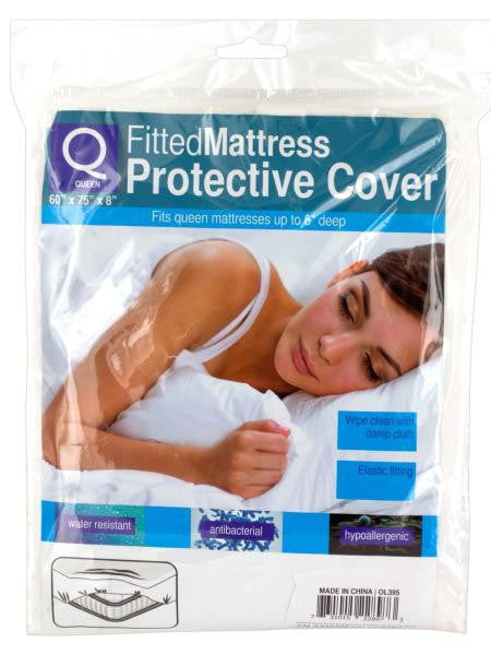 Queen Size Fitted Protective Mattress Cover (Available in a pack of 12)