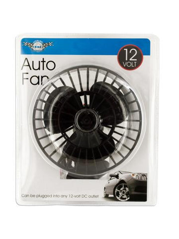 12 Volt Auto Fan with Suction Cup (Available in a pack of 1)