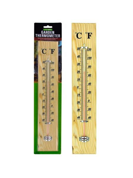 Wooden Garden Thermometer (Available in a pack of 4)