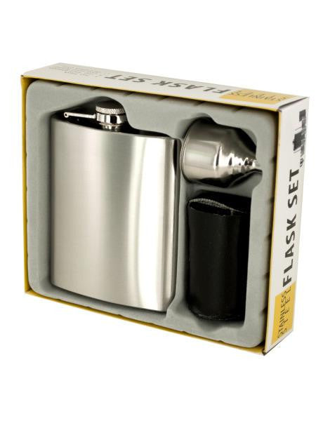 Stainless Steel Flask Set (Available in a pack of 1)