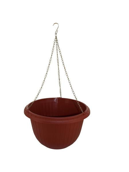 Hanging Flower Pot with Metal Link Chain (Available in a pack of 6)