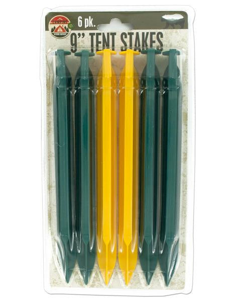 Plastic Tent Stakes Set (Available in a pack of 12)