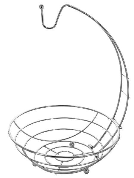 Banana Hanger Chrome Wire Fruit Basket (Available in a pack of 2)