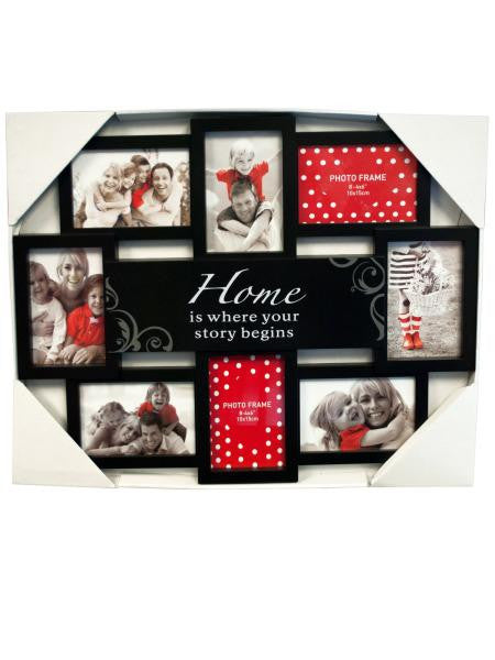 Story of Home Black Collage Photo Frame (Available in a pack of 6)