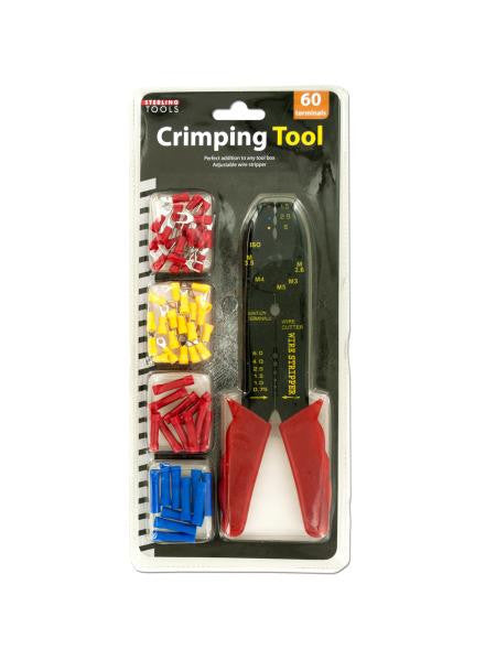 Crimping Tool &amp; Terminals Set (Available in a pack of 4)