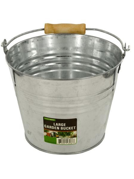 Large Metal Garden Bucket (Available in a pack of 4)