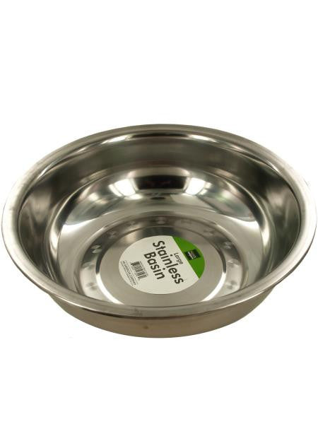 Large Stainless Metal Basin (Available in a pack of 4)