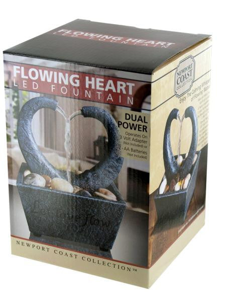 Flowing Heart LED Fountain (Available in a pack of 1)