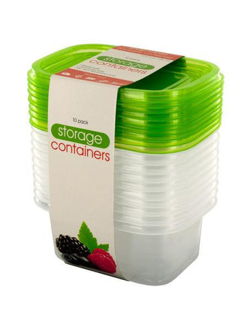 Rectangular Stackable Food Storage Container Set (Available in a pack of 4)