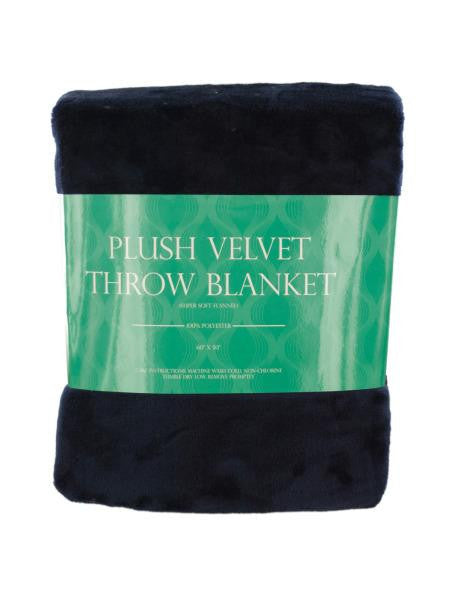 Super Soft Plush Velvet Fleece Throw Blanket (Available in a pack of 1)