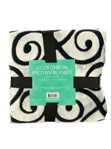 Cozy Cutting Flannel Fleece Throw Blanket (Available in a pack of 1)