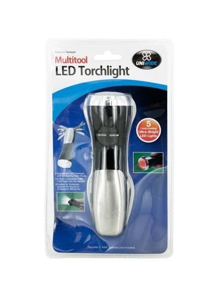 Multi-Tool LED Flashlight (Available in a pack of 4)