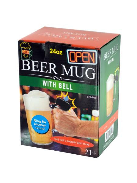 Novelty Beer Mug with Bell (Available in a pack of 4)