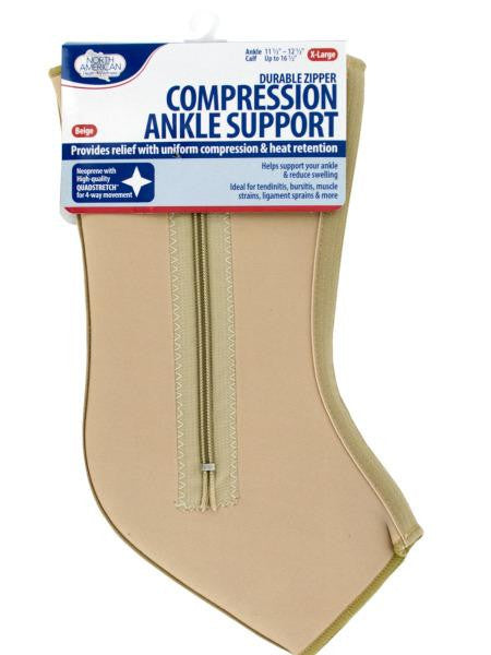 Extra Large Beige Compression Ankle Support (Available in a pack of 8)