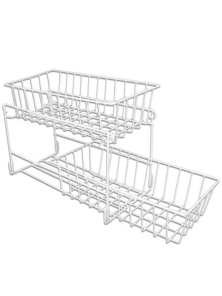 Bi-Level Sliding Drawer Organizer (Available in a pack of 4)