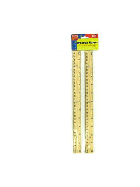 Wooden Ruler Set (Available in a pack of 24)