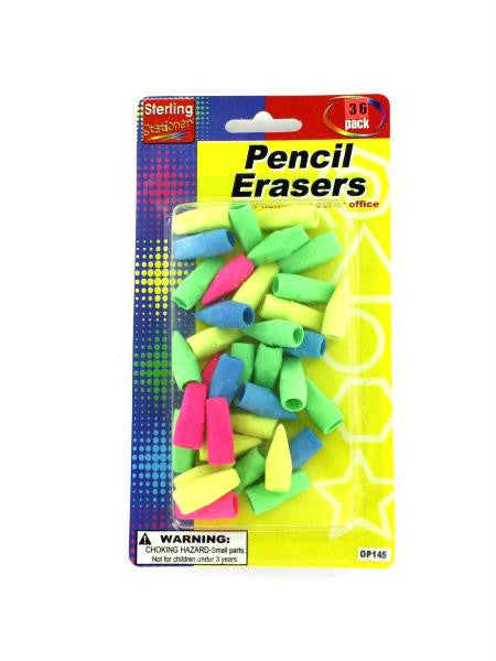 Pencil Top Erasers (Available in a pack of 24)