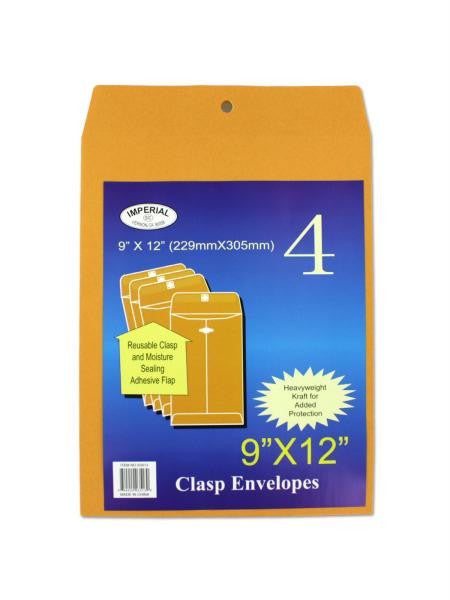 Medium Manila Clasp Envelopes (Available in a pack of 12)