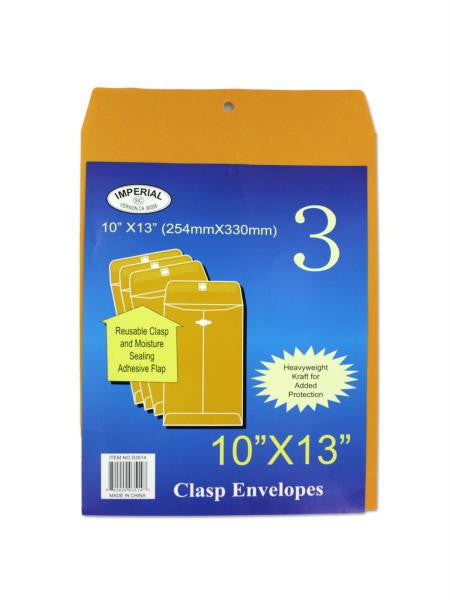 Large Manila Clasp Envelopes (Available in a pack of 12)