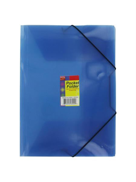 Plastic Pocket Folder (Available in a pack of 24)