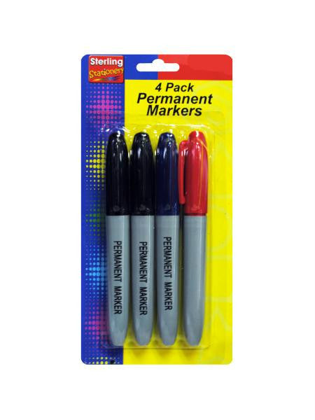 Permanent Markers Set (Available in a pack of 12)