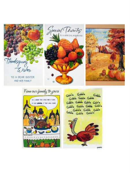 Thanksgiving Card Assortment (Available in a pack of 24)