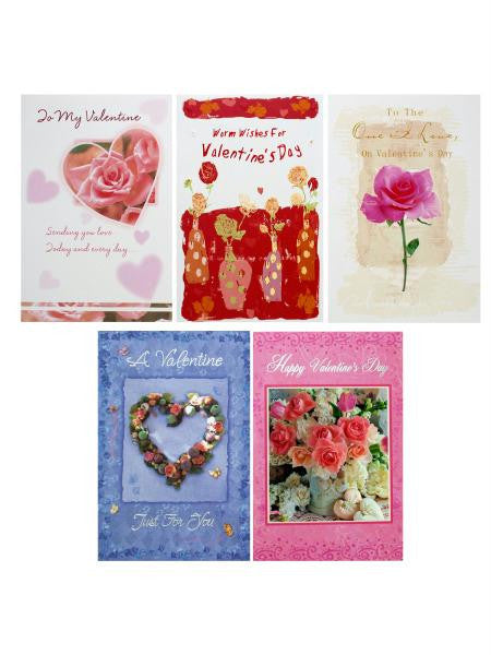 Valentine&#039;s Day Card Assortment (Available in a pack of 24)