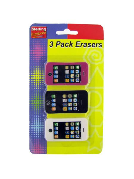 Phone Shaped Eraser Set (Available in a pack of 24)