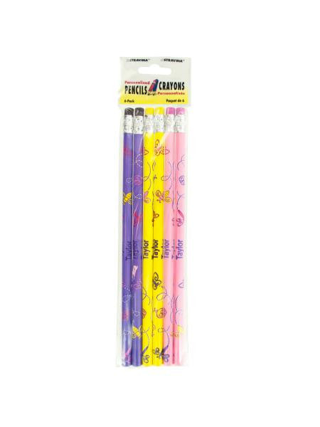 Personalized Pencils Set (Available in a pack of 24)