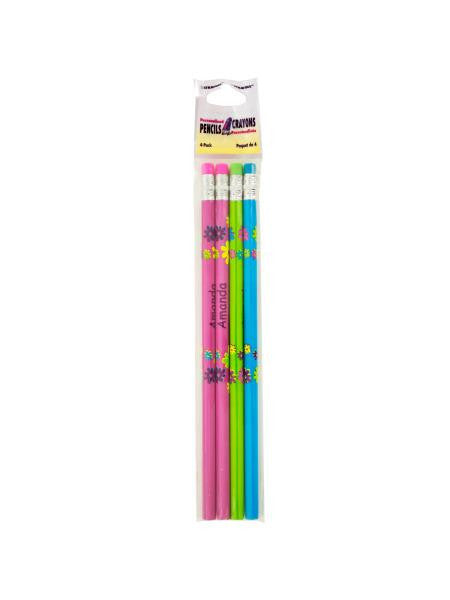 Personalized Pencils Set (Available in a pack of 24)