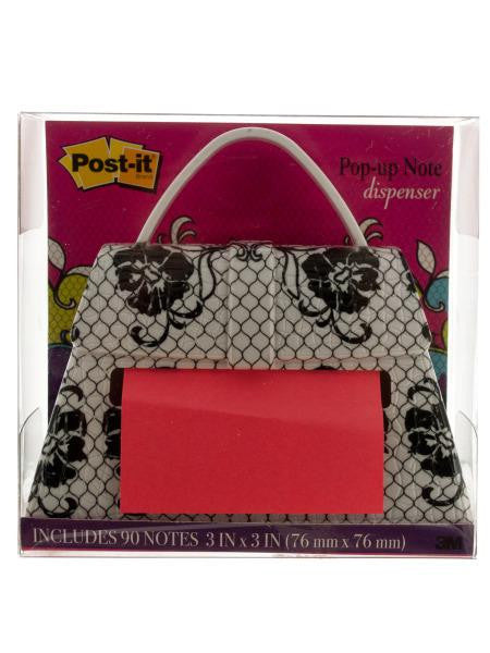 Purse-shaped Post-it Note Pop-up Dispenser (Available in a pack of 2)