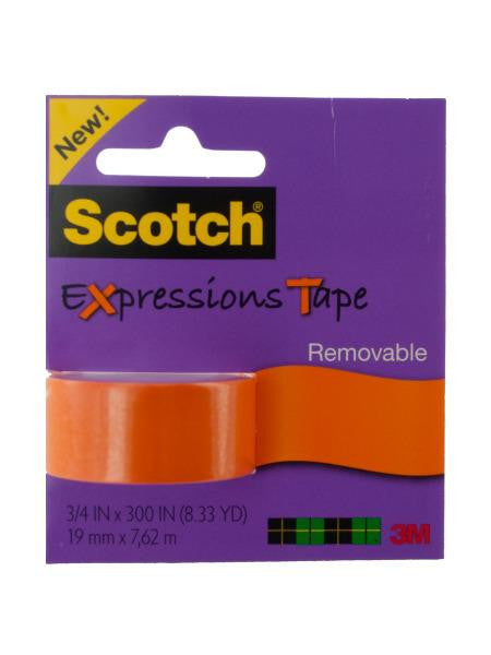 Scotch Expressions Removable Tape - Orange (Available in a pack of 12)