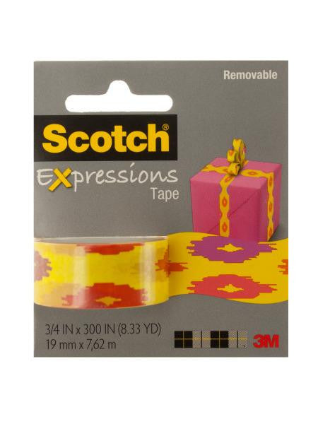 Scotch Expressions Removable Tape - Southwest Yellow (Available in a pack of 12)