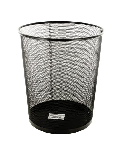 Black Metal Mesh Waste Container (Available in a pack of 4)