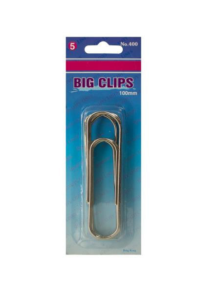 Jumbo Paper Clips (Available in a pack of 24)