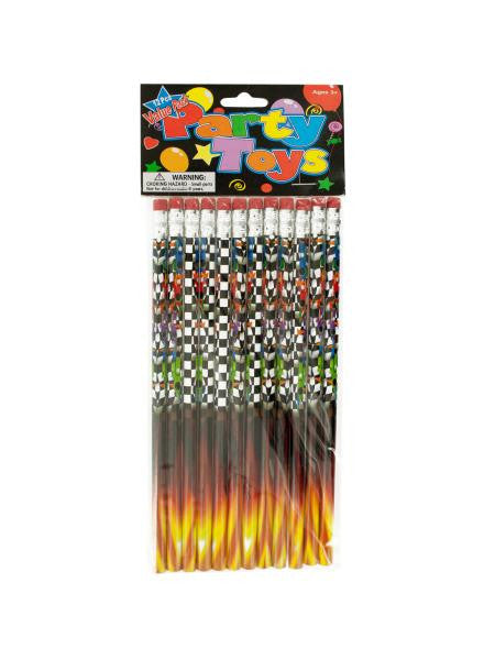 Race Car Party Favor Pencils (Available in a pack of 24)