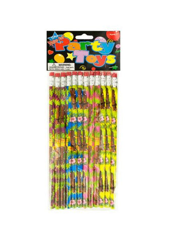 Island Tiki Party Favor Pencils (Available in a pack of 24)