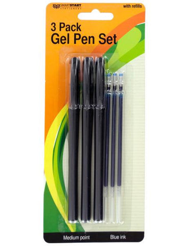 Gel Pens Set with Refills (Available in a pack of 24)