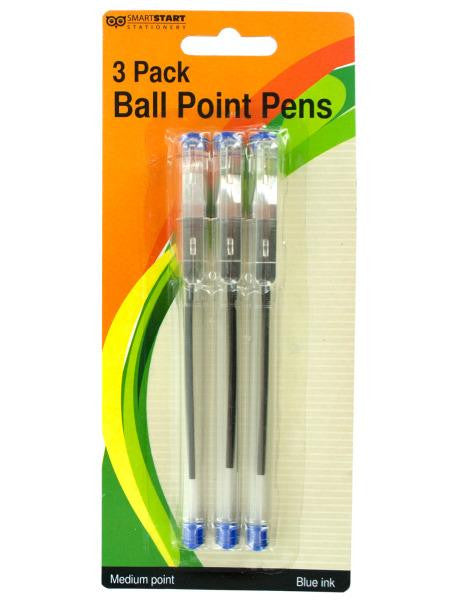 Blue Ball Point Stick Pens Set (Available in a pack of 12)