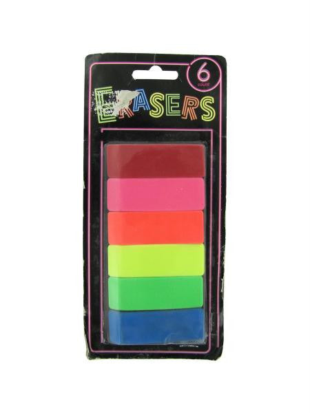 Neon Erasers (Available in a pack of 24)