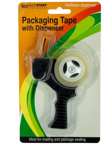 Packaging Tape with Refillable Dispenser (Available in a pack of 12)