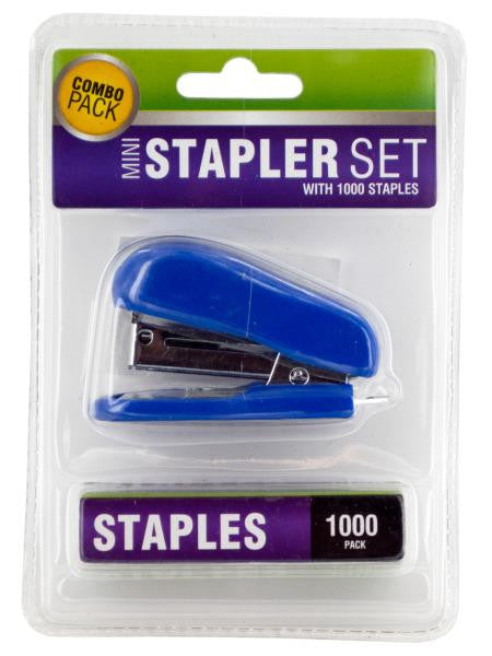 Mini Stapler &amp; Staples Set (Available in a pack of 24)