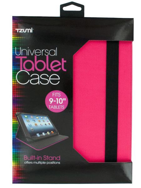 Pink Universal Tablet Case with Built-In Stand (Available in a pack of 4)