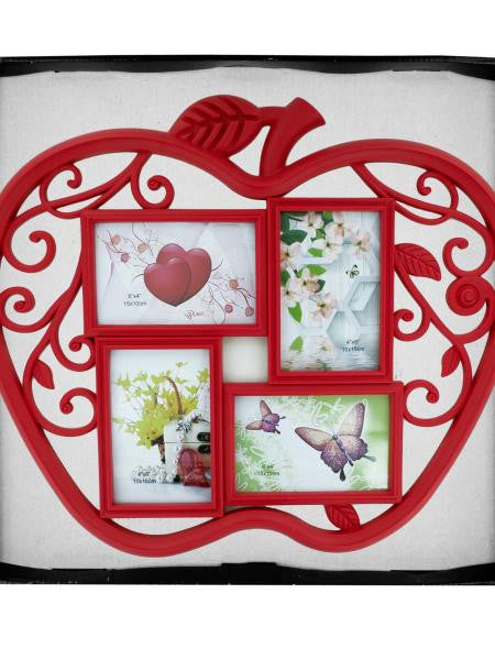 Red Apple Collage Photo Frame (Available in a pack of 6)