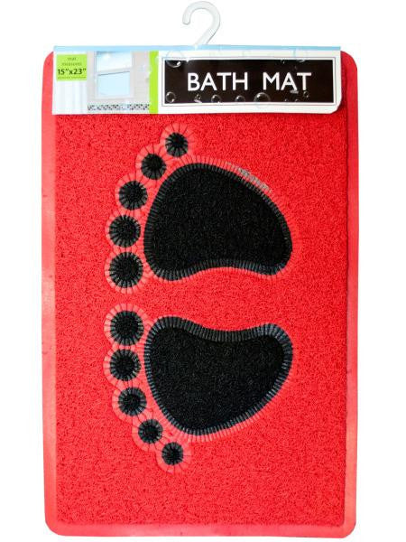 Feet Design Massaging Bath Mat (Available in a pack of 6)