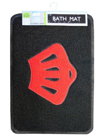 Crown &amp; Soccer Ball Kids&#039; Bath Mat (Available in a pack of 6)